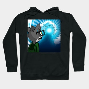 The Singularity Raccoon Cover Art Hoodie